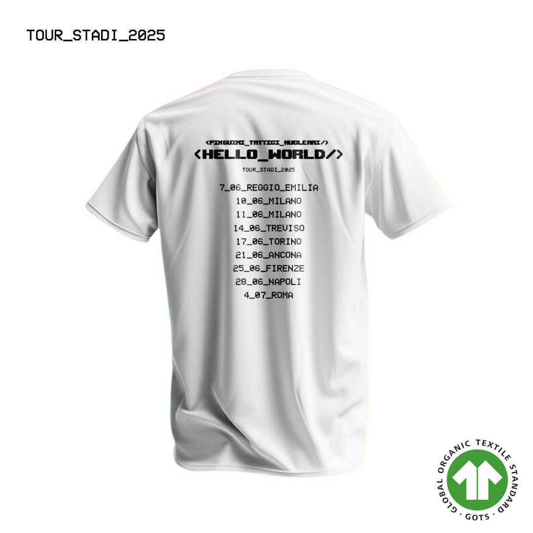T-shirt HELLO WORLD TOUR